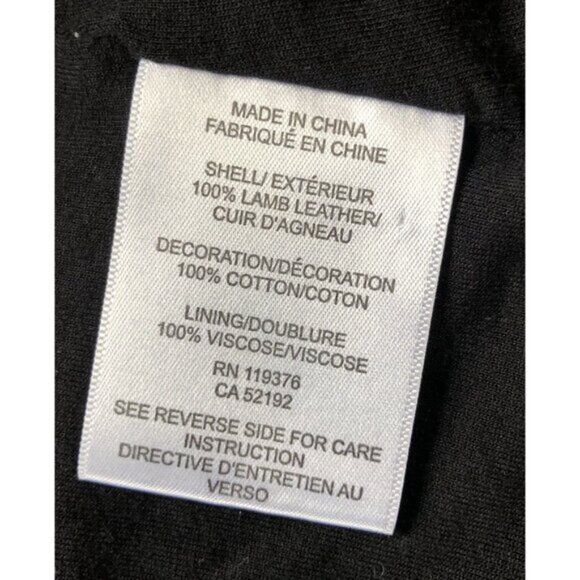 $795 Helmut Lang Lamb Leather Moto Jacket Womens S Black Asymmetrical Zip Edgy - Picture 5 of 9